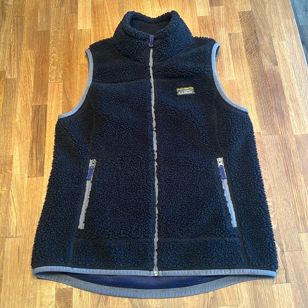 LL Bean Fleece Vest, size M